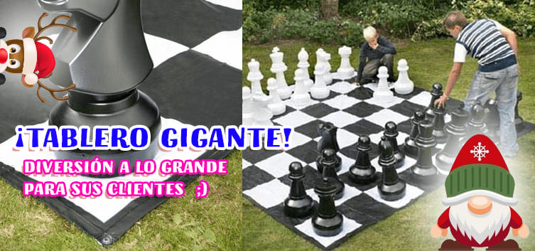 Ajedrez Gigante navidad