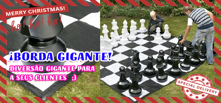 fabricante de xadrez gigante - Masgames