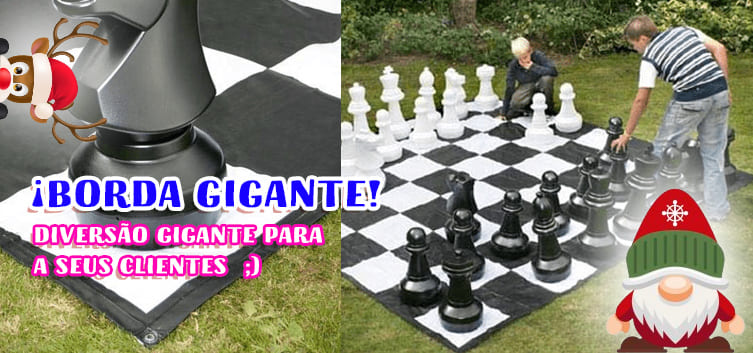 Xadrez Gigante natal