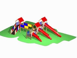 Parque infantil triple oriente