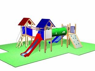 Parque infantil Rocódromo homologado