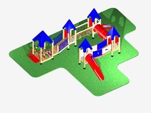 Parque infantil conjunto baby pensado para los niños más pequeños