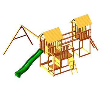 Parque infantil Blue Rabbit Alpes