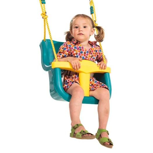 Columpio Masgames triple con asiento de bebe