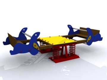 Balanço Gangorra dupla adaptada 