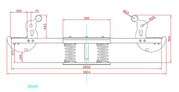 Balanço Gangorra dupla “AS FOCAS”