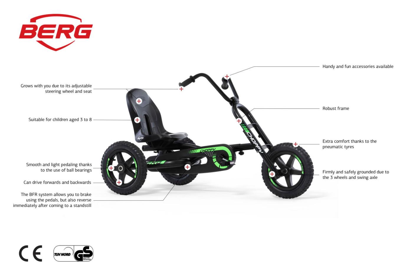 Triciclo BERG NEO Choppy