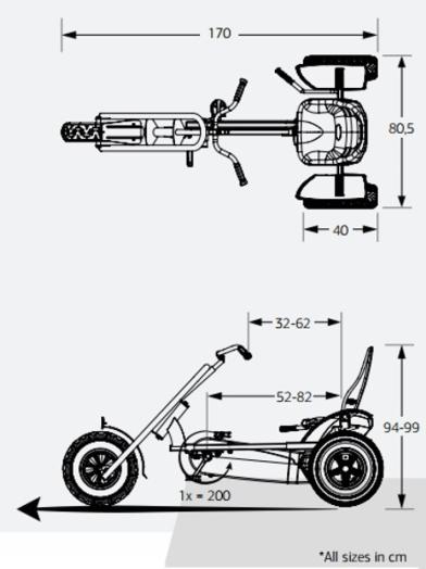 tricicle pedals-berg-chopper