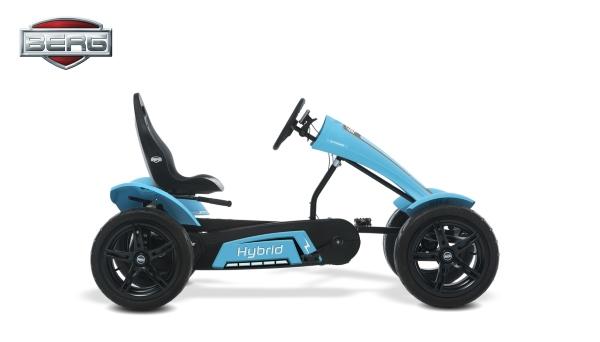 Kart de pedais BERG HYBRID elétrico com engranagens E-BFR-3