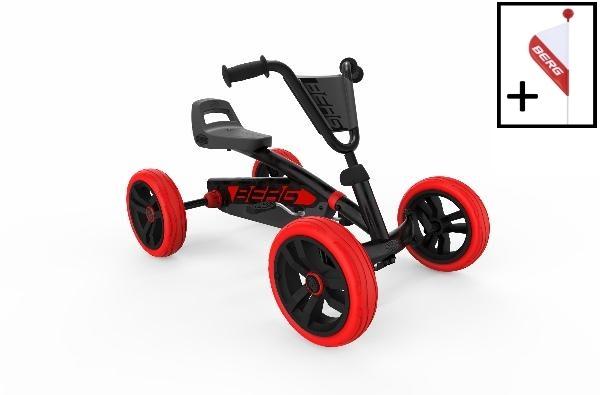 Cotxe de pedals BERG Buzzy Red-Black