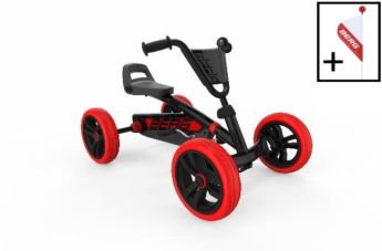 Cotxe de pedals BERG Buzzy Red-Black