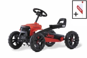 Carro de pedais Jeep Buzzy Rubicon