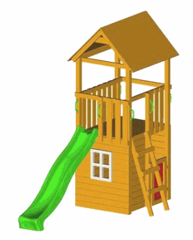 Parque infantil MASGAMES Canigó con casita