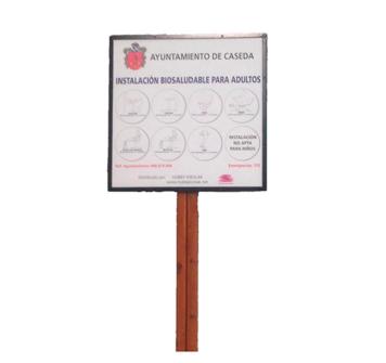 Cartaz informativo para parque infantil 