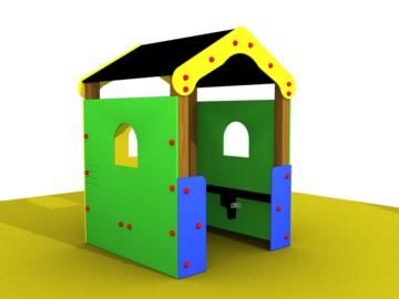 CASITA CON BANCOS PARA NIÑOS IDEALES PARA PARQUES INFANTILES, HOMOLOGADO Y FUERTE PARA USO PÚBLICO.