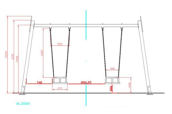 BALOIÇO DOIS LUGARES ASSENTOS BERÇO
