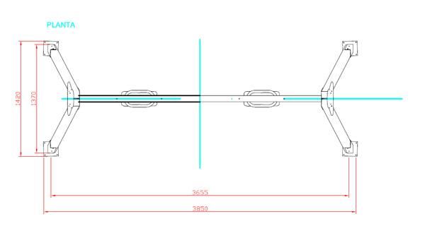 Columpio homologado de dos plazas asientos bebé
