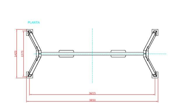 Gronxador-biplaça-seient-pla-mesures-planta