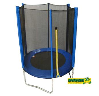 Cama elástica Masgames Junior 140 cm com rede 