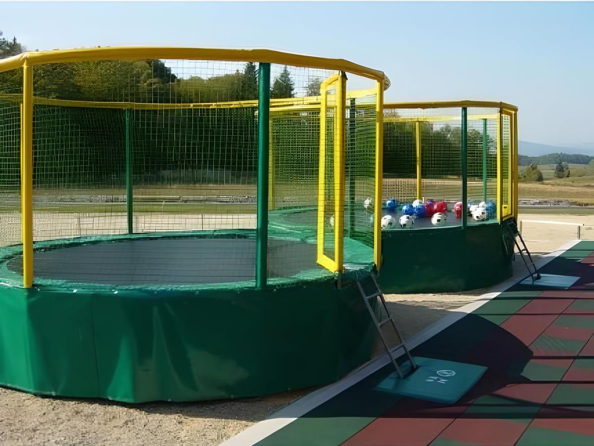 Cama elástica de uso público Gallus: campings, hoteles, ludotecas, escuelas etc