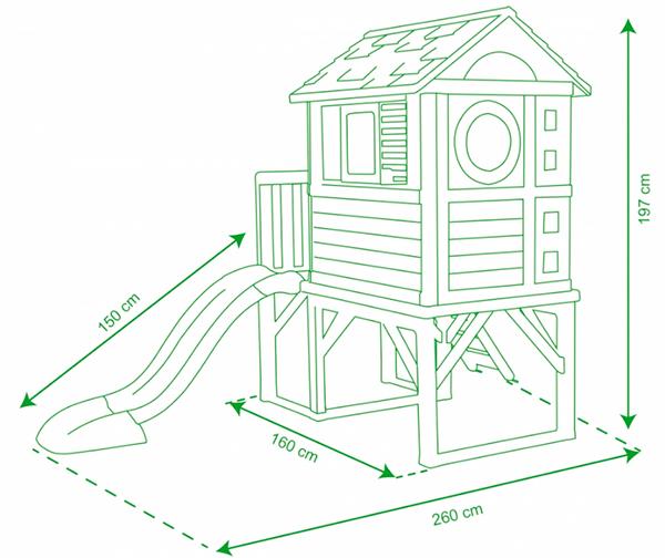 Casinha infantil da Praia