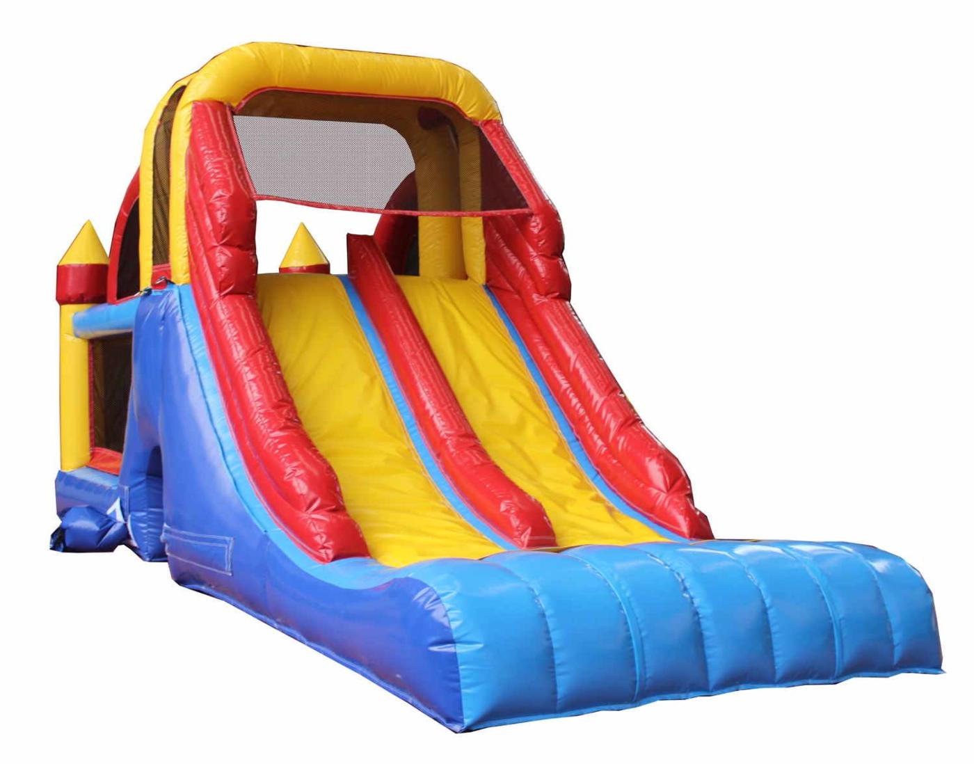 Inflable d'ús professional Double Mega Slide