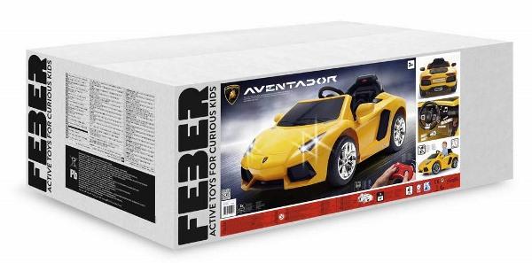 Cotxe de bateria FEBER LAMBORGHINI AVENTADOR 6V amb control remot
