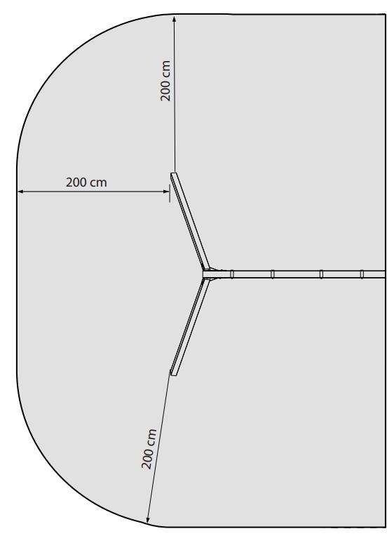 Gronxador doble recolzat per a parcs infantils Masgames L o XL 4