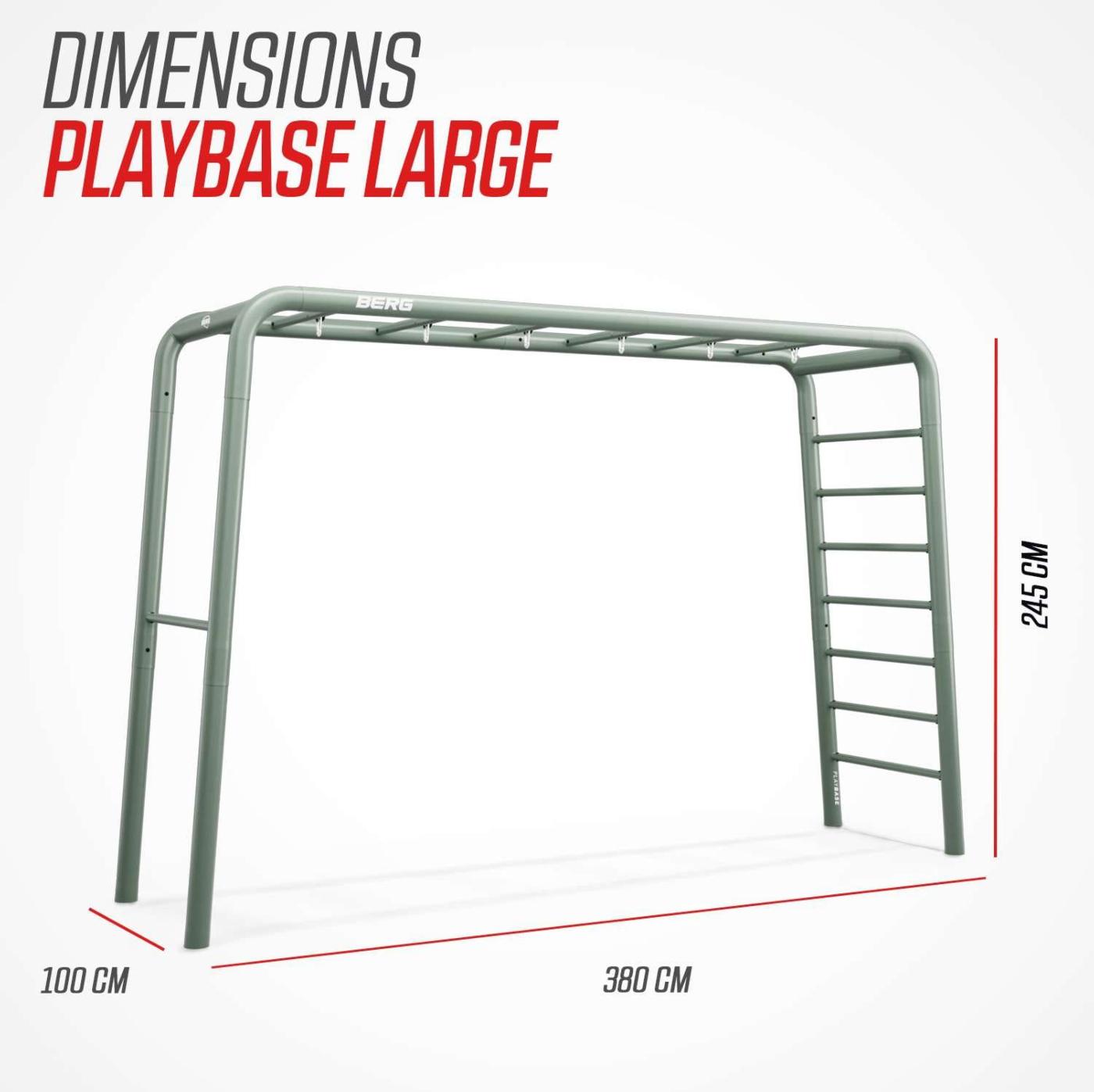 Parc metàl·lic BERG PLAYBASE Large Green