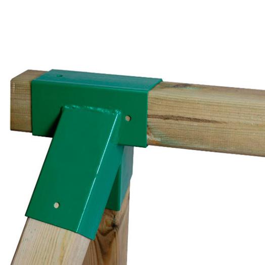 Baloiço duplo de madeira KARAI