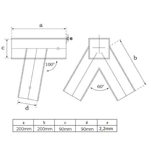Baloiço duplo de madeira 