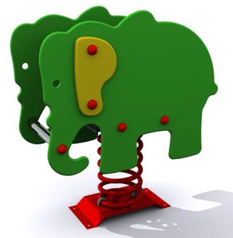 Balancim elefante adaptado