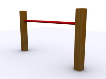 Barra per fer flexions al exterior