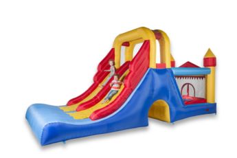 Inflable Double Mega Slide 4 en 1