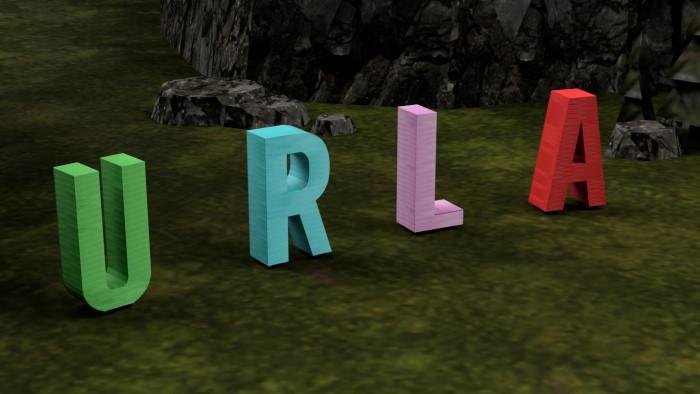 Parque infantil letra gigante de madera pintada con tobogan MASGAMES ALPHAPLAY 3
