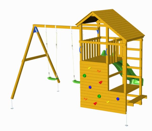 Parc infantil Masgames amb gronxador doble