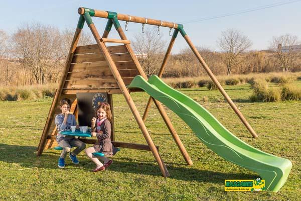 Set de picnic i pissarra per posar al parc infantil MASGAMES MAUNA LOA