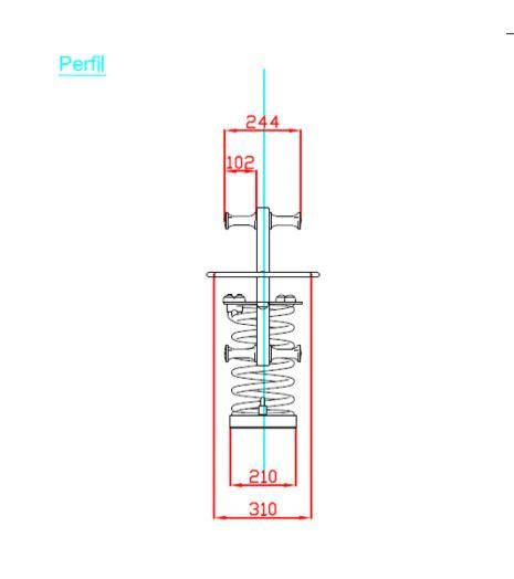 Balanço Gangorra Dupla “METÁLICA”