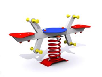 Balanço Gangorra Dupla “METÁLICA”