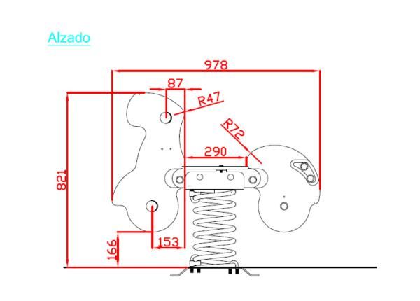 Balanço de molas Mota