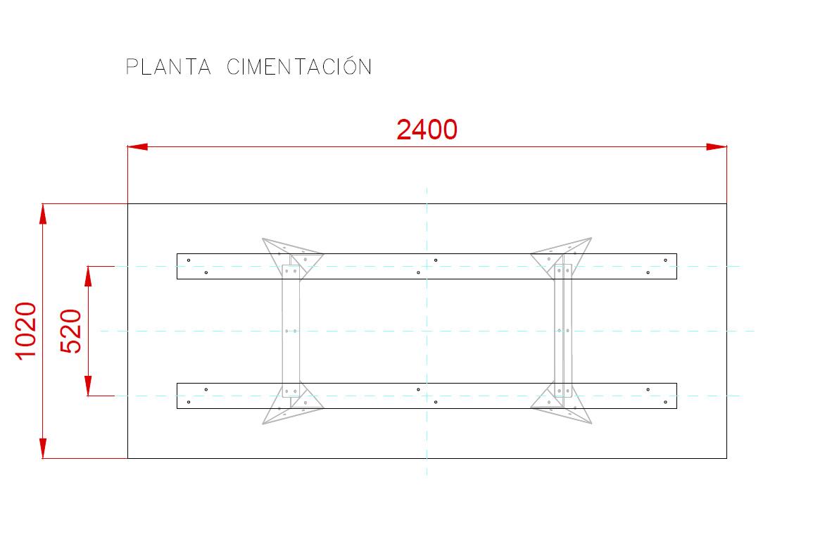 Medidas cimentación