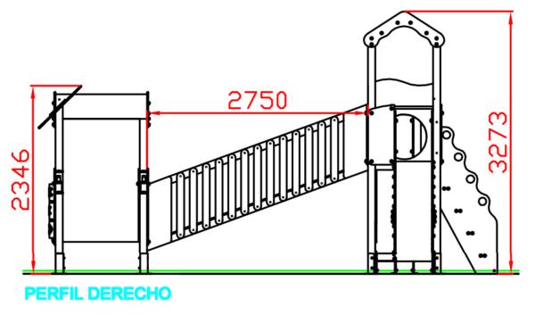 Parque infantil ASIA adaptado