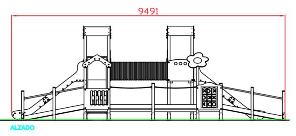 Parque infantil ASIA adaptado