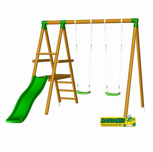 parc infantil MILOS amb gronxador i tobogan