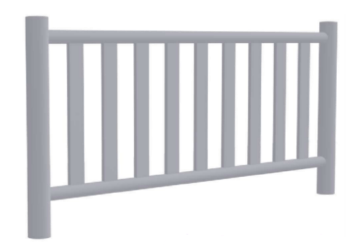 Metal galvanizado cerca