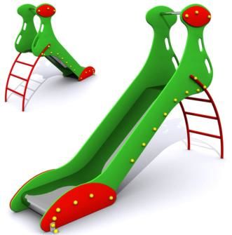 Tobogán sandia 1 metro de Altura