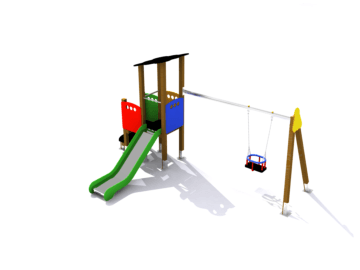 Parque infantil Oslo con columpio