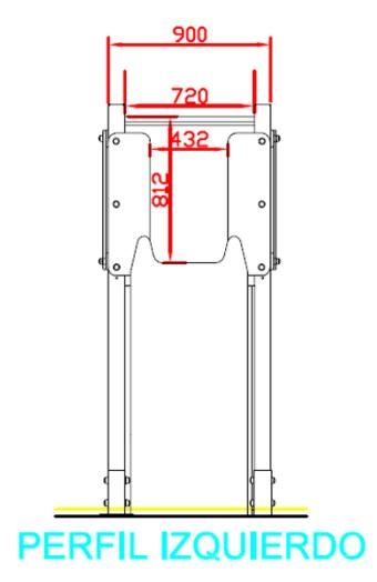 TORRE-PÈSOL-ALT-MESURES-PERFIL-ESQUERRA