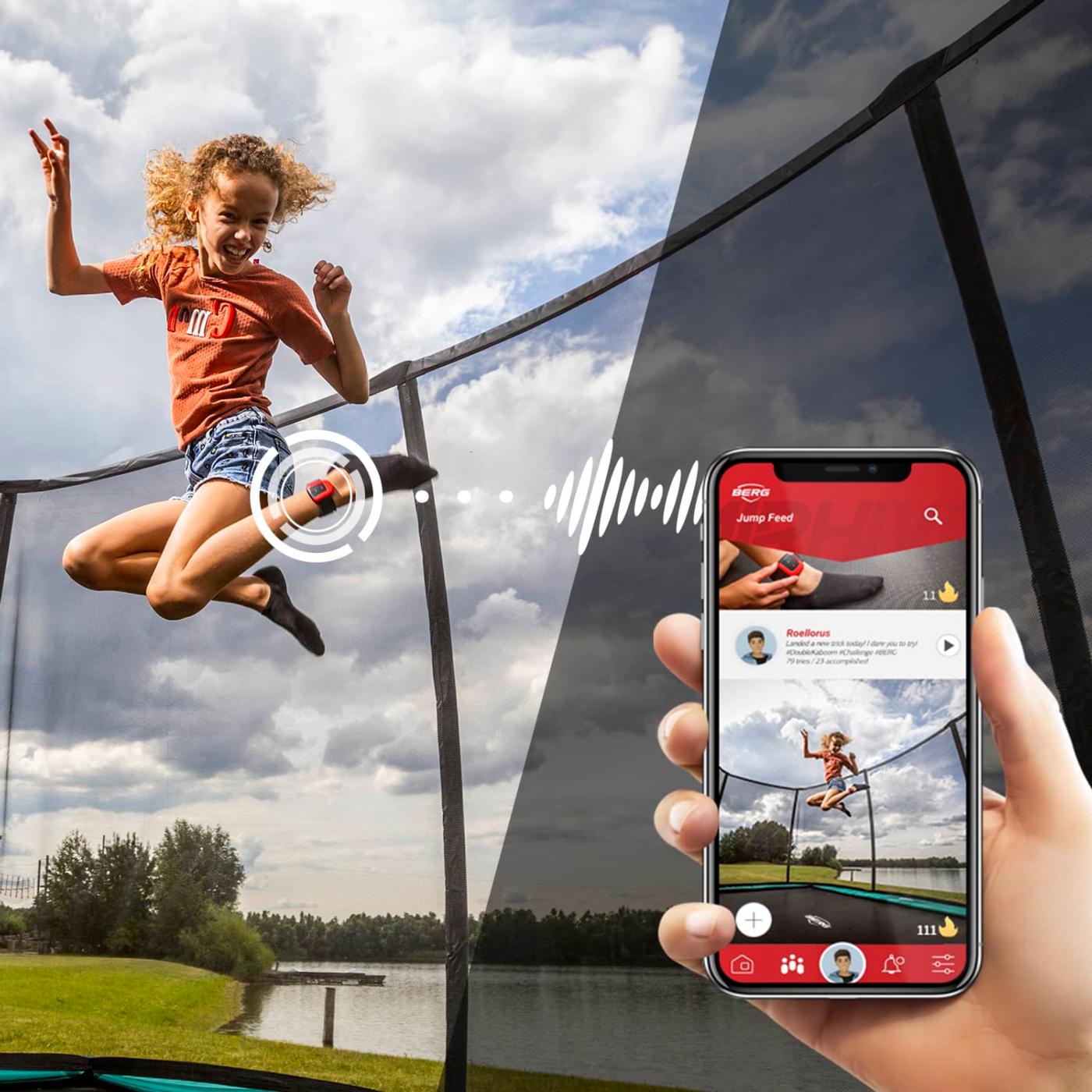 BERG Airhive aprende y controla los saltos en tu cama elástica con esta aplicación