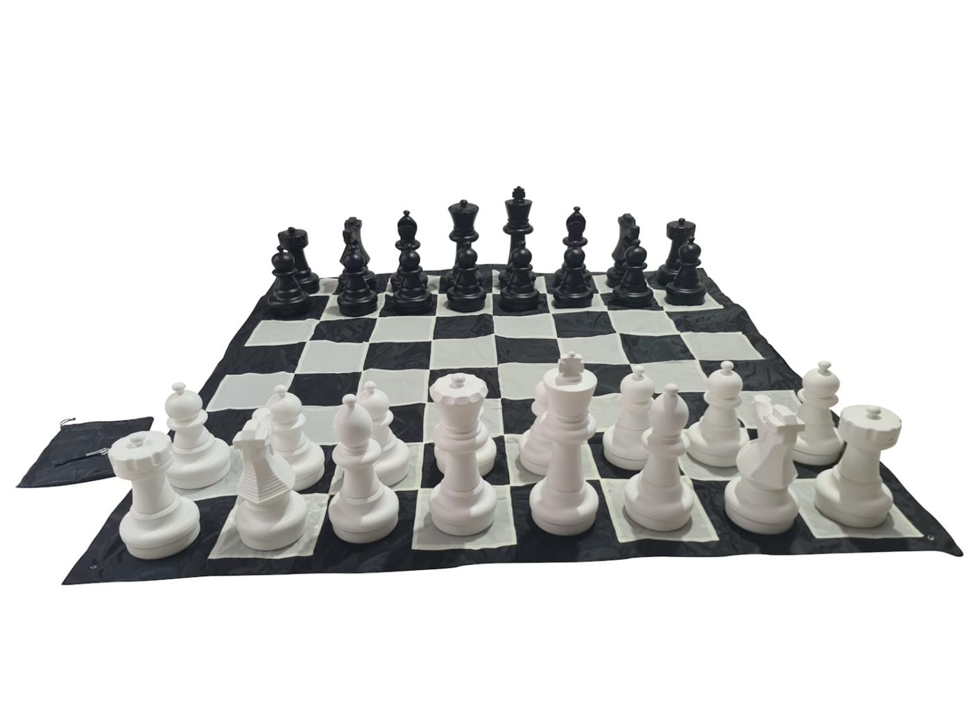 tablero ajedrez gigante lona 3 x 3 metros